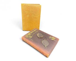 201 AntiquePoetryBooksFoldingPinceNezEyeglasses