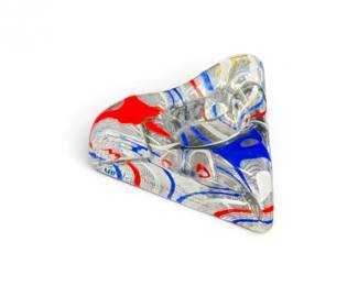 182 KostaBodaPieceofCakeHandPaintedArtGlassVotiveCandleHolder