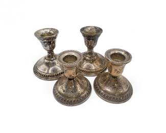 207 WatsonDuchinSterlingWeightedCandlesticks4Pcs8465g
