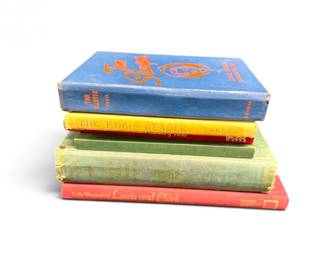 203 6VintageBooksTomSawyerLewisClarkChildsGardenofVerses