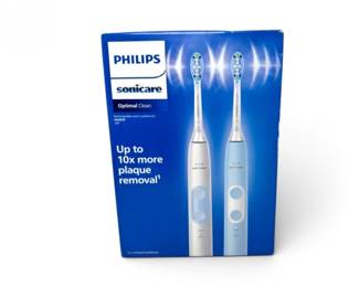 111 NewinBoxPhilipsSonicareOptimalCleanRechargeableToothbrushSet
