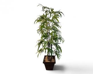 51 DecorativeArtificialTreeinSquareMetalPlanter61H