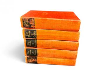 195 VintageLiteraryWorksHugoStevensonPoeMore5Books