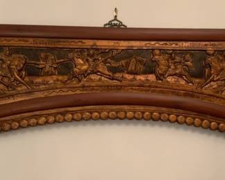 One panel of a Chinese “Babu” bed. Maker’s mark on reverse. “W x “H.