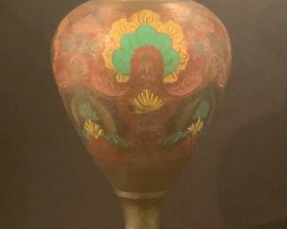 13” W x 39 1/2 H decorative vase.