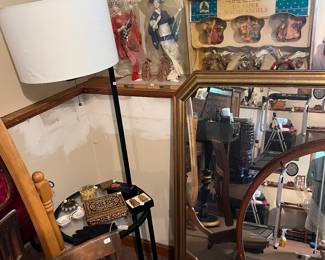 Paper mache angles, vintage jewelry boxes, 