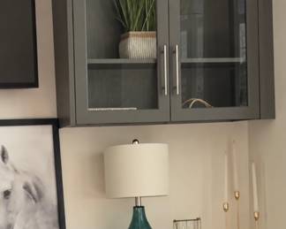 Pair of upper cabinets - 2 of these cabinets available 