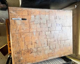 Top of butchers block - looks worse that what really is 