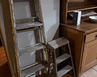 Antique vintage ladder