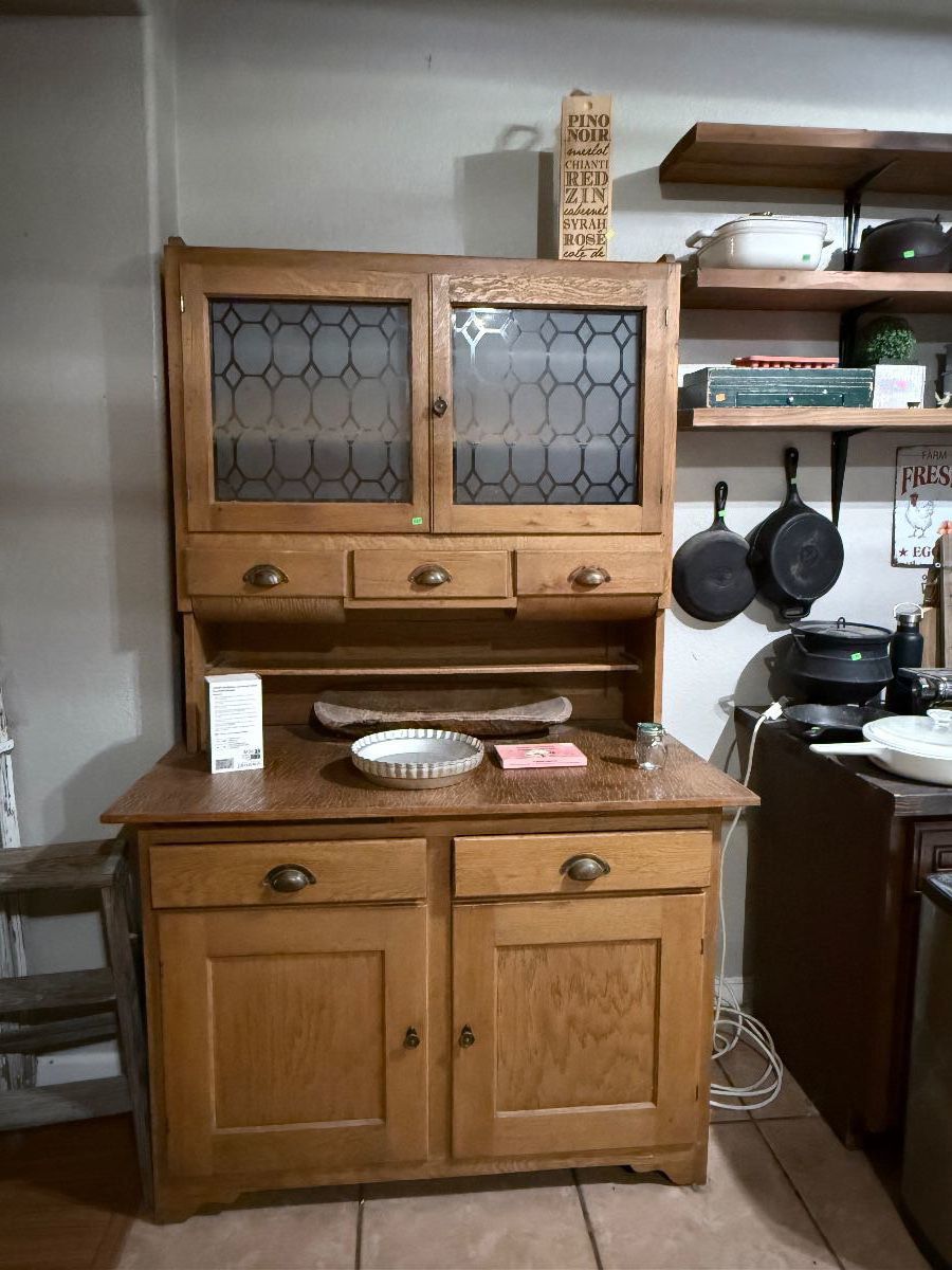 Antique Hoosier cabinet