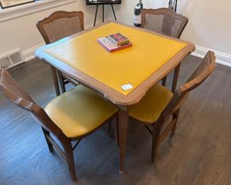 Vtg. STAKMORE Card Table $450. 