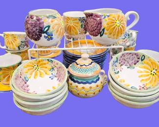 Large Collection of Mexican Artisan Pottery