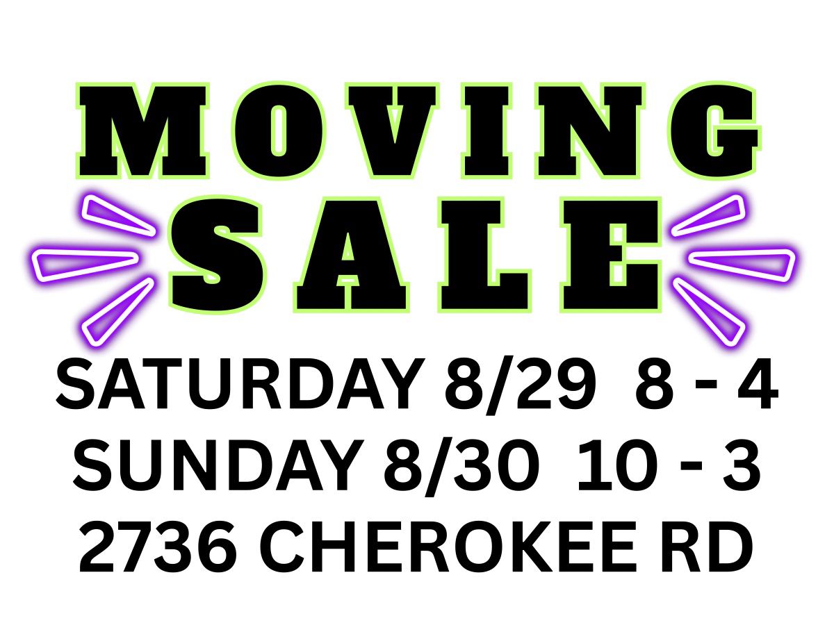MOVING SALE