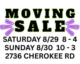 MOVING SALE