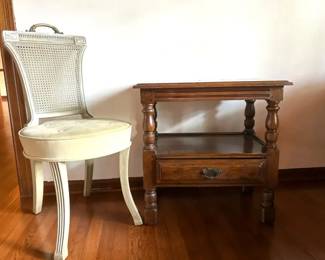 Side Table and Chair