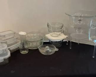 Serving Bowls, Measuring Cup and Storage Containers