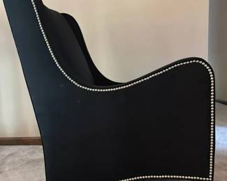 Caracole Black Fabric Accent Chair