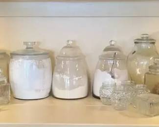 Glass Canisters and Jars
