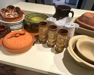 Terracotta Colored Kitchen Wares