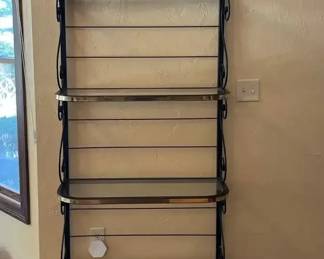 Black and Glass Shelf