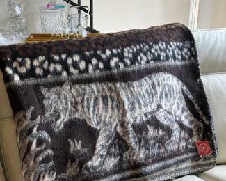 Vintage wool blanket