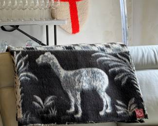 Vintage wool blanket
