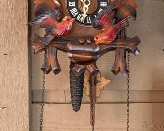 Vintage Black Forest German Cuckoo Clock