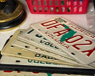 Metal license plates