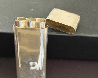 Tin cigar case