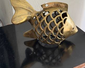 Hanging Brass Fish