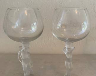Vintage pair nude stems