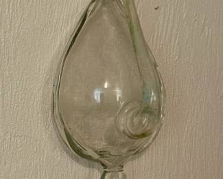 Antique glass barometer
