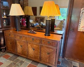 Available now! Mid Century Hibriten Sideboard/Buffet Cabinet