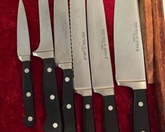 Set of 6 Wusthof Kitchen Knives