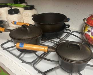 Cast iron pans