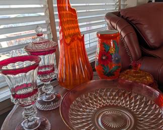 Vintage glassware