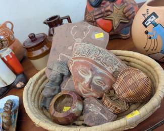 Misc South American and Native American artifacts