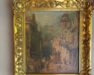 Gold gilt frame