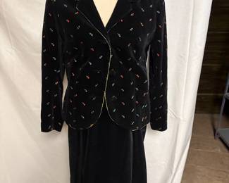 Velvet suit