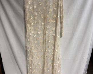 Lace dressing gown