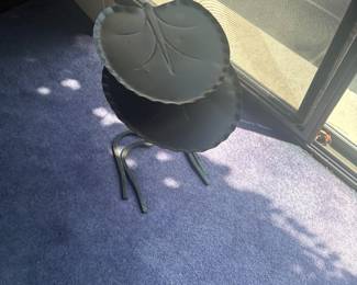 Pair of John Salterini lotus nesting tables