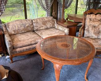 French provincial coffee table 