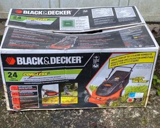 Black Decker 24 Volt Mulching Mower