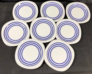 8 Vintage Rose that Studio Line Suomi Concept 3 Porcelain Saucers ,8 Cups
