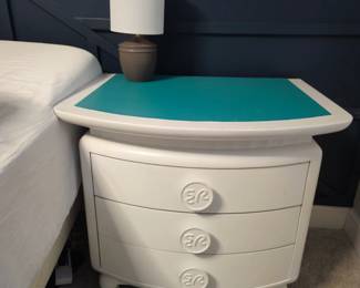 Vintage Morris Lapidus mid century Eden Roc Hotel nightstands (2 of them)