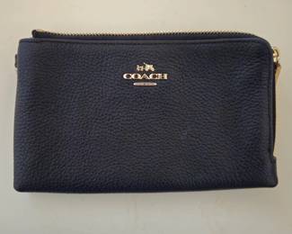 authentic coach wallet