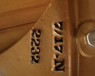 Detail: 1926 Steinway & Sons baby grand piano