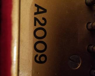 Detail: 1926 Steinway & Sons baby grand piano