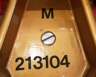 Detail: 1926 Steinway & Sons baby grand piano