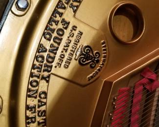 Detail: 1926 Steinway & Sons baby grand piano